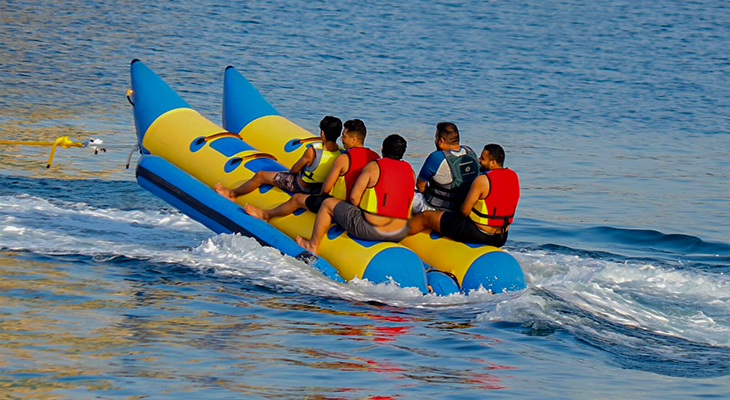 Banana Boat Ride at Water Garden City for Group