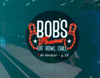 Bowling Round at BOB’S Famous For 59 Instead of 85 SAR Al Khobar and All Branches 