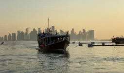 Thursday: 3 hours Dinner Cruise in Dhow Boat with International Food Buffet