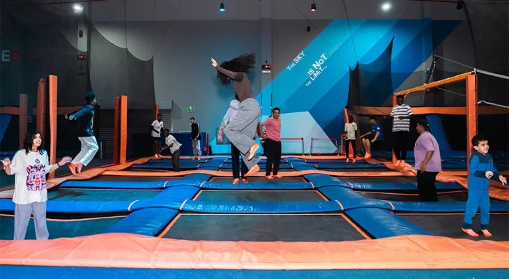 2 Hours at Sky Zone Khobar with 68 SAR instead of 80 SAR