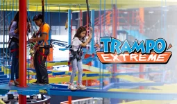 Kuwait: Half an Hour Ticket of SkyTrail at Trampo Extreme