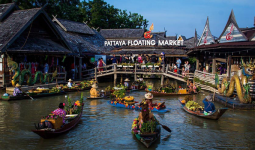 Entry Ticket to Pattaya Floating Market in Thailand