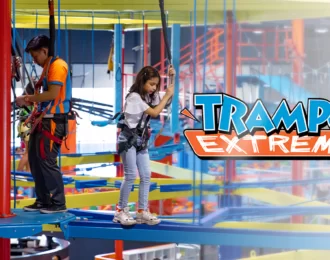 Save Big On Trampo Extreme Skytrail Tickets For Only 4 KWD at Al Morog