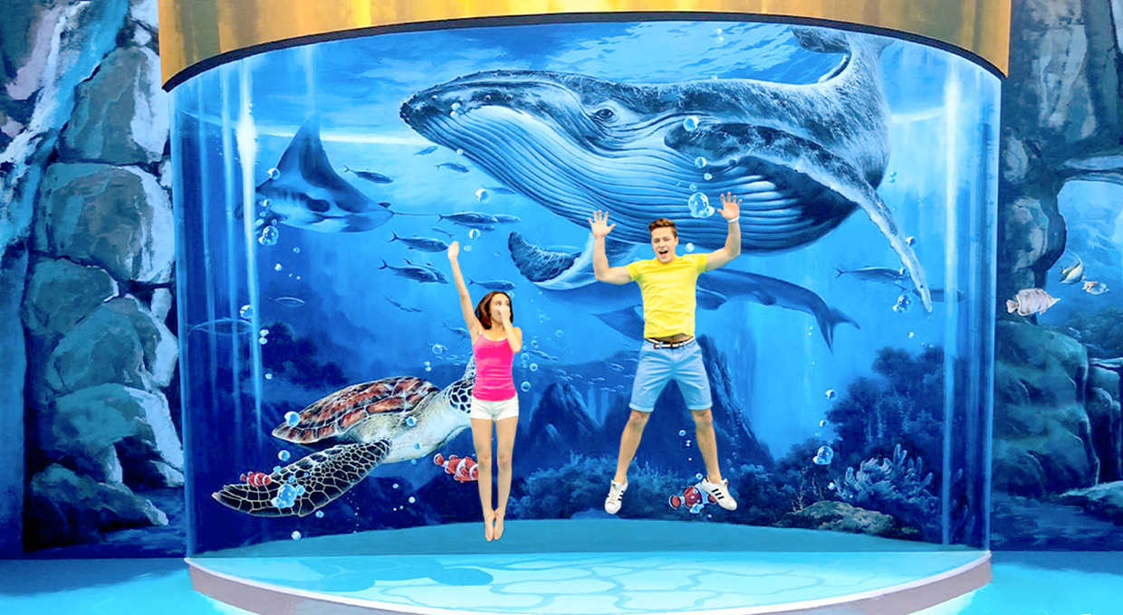 Entry Ticket to Aquaria Phuket and AR Trick Eye Museum with 32% Off 