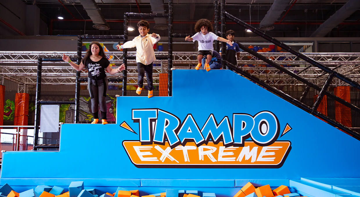 Kuwait: One Hour Trampoline Ticket with 15% Discount in Trampo Extreme