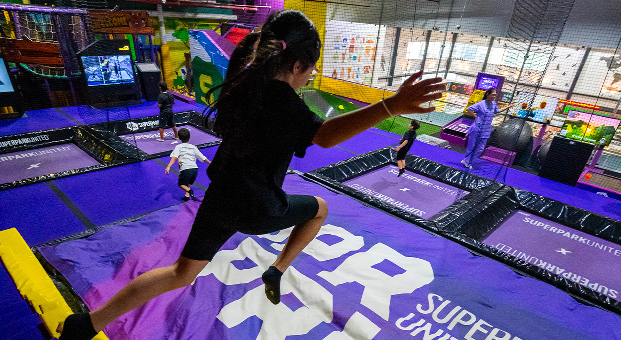 60-Minute Ticket to SuperPark Al Jahra at Al Mekhiyal Mall with 16% Discount