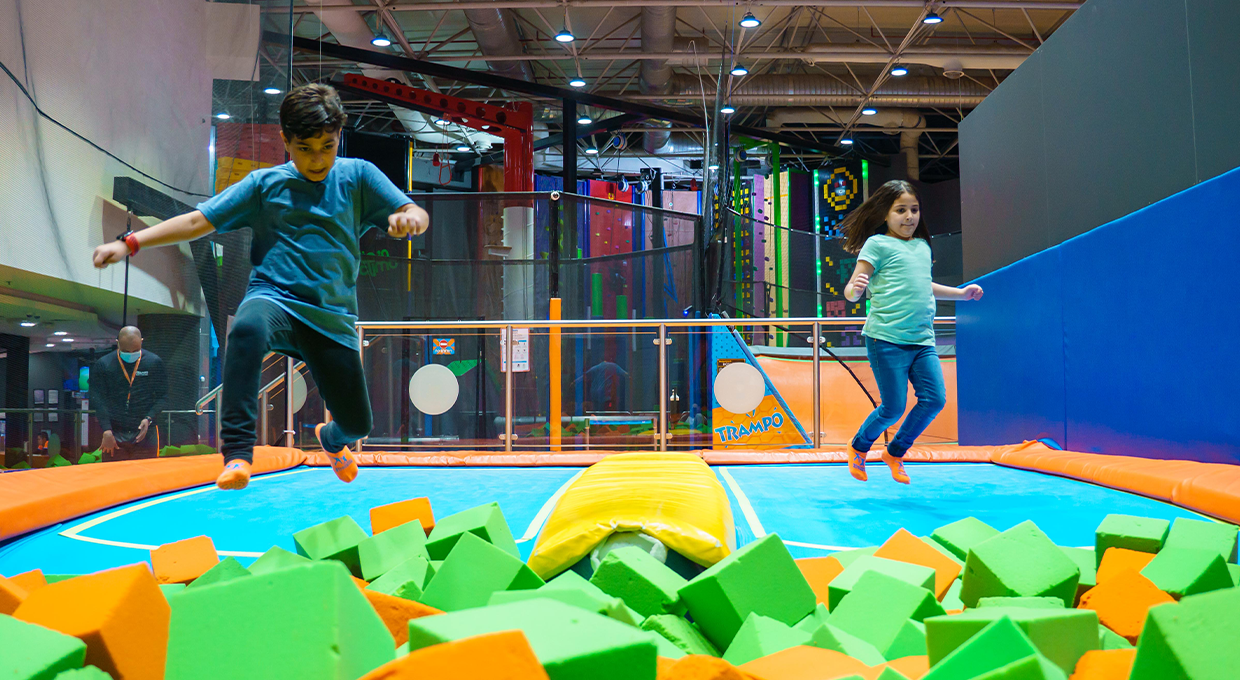 Kuwait: One Hour Trampoline Ticket with 15% Discount in Trampo Extreme