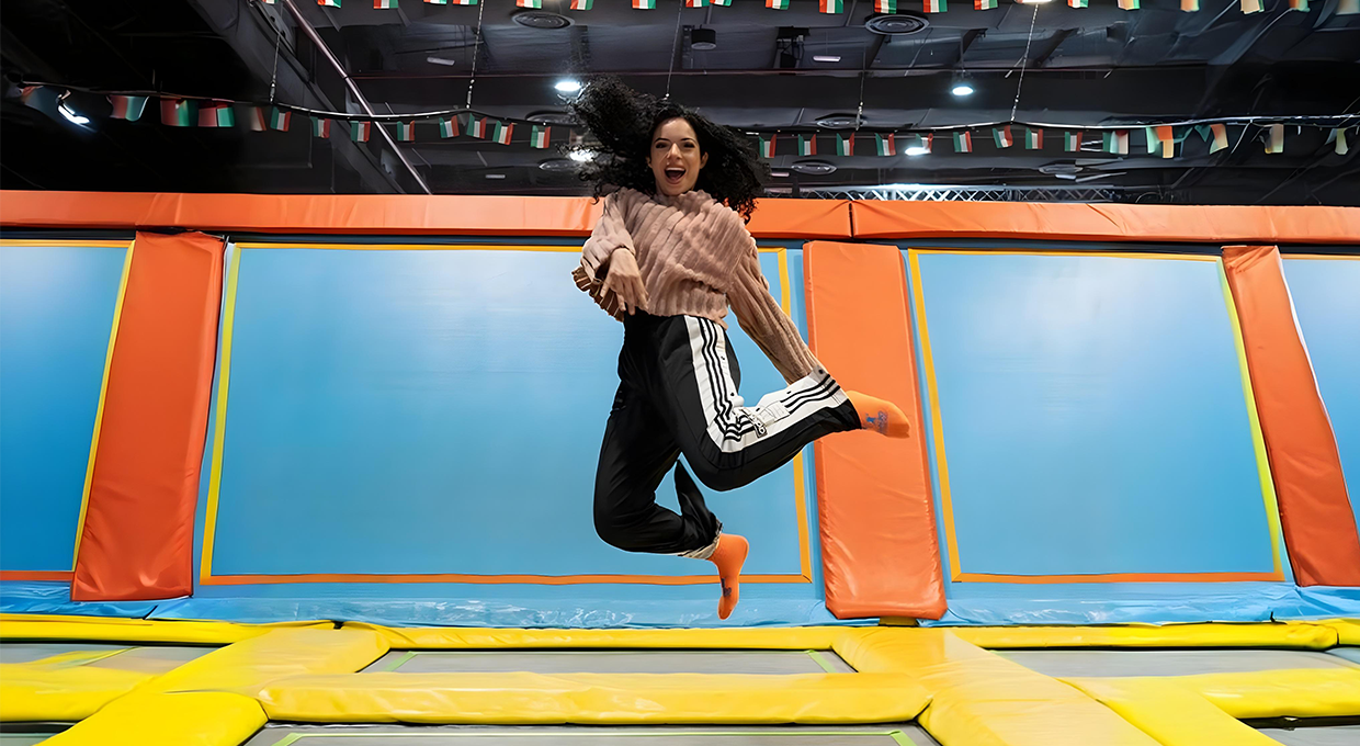 Kuwait: One Hour Trampoline Ticket with 15% Discount in Trampo Extreme