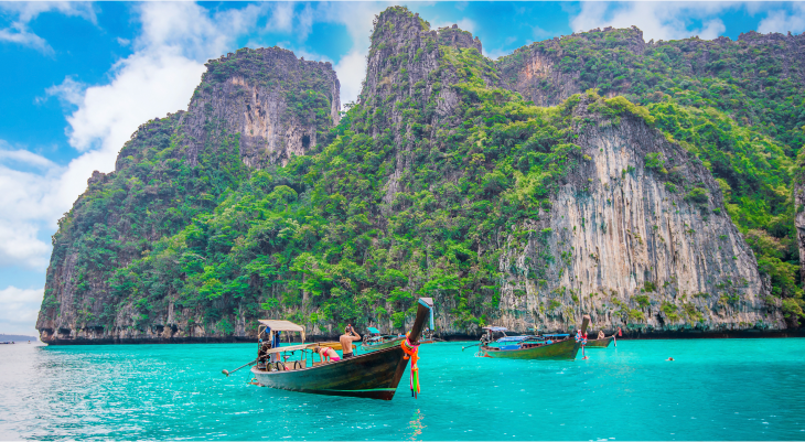 Full-Day Trip to Phi Phi, Bamboo, Maiton Islands, and Maya Bay on a Speed Catamaran