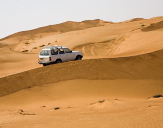 Full Day Trip to Wadi Bani Khalid and Wahiba Sands with Transfers