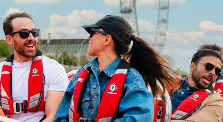 Speedboat Tour on Thames River in London for 50 Minutes