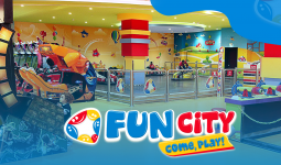 All-Day Pass PowerCard to FunCity At Oasis Mall with 50% Off