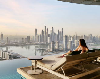 Sunrise at AURA Skypool Dubai 