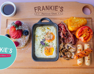 20% Off Coupon on The Total Bill in Frankies Diner Restaurant 