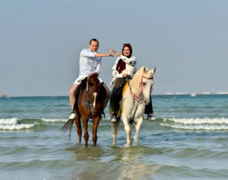 Horse Riding Tour from Karzakan Forest to Malkiya Beach