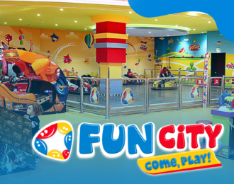 All-Day Pass PowerCard to FunCity At Oasis Mall with 50% Off