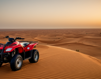 Quad Bike Tour + Camel Ride and Dinner in Al-Muzahimiyah